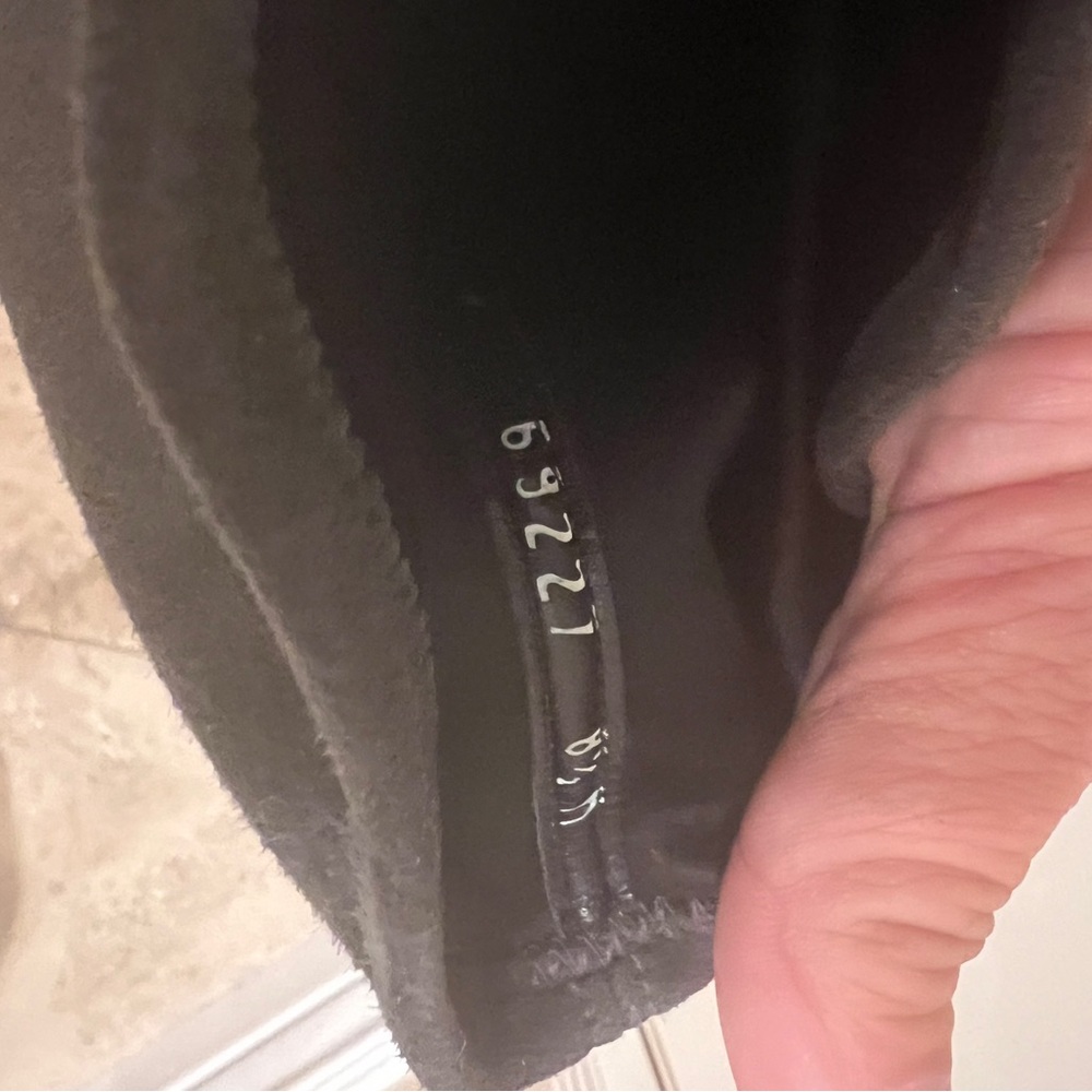 Stuart Weitzman tall suede boots - gray color fall booties - Picture 6 of 6